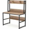 Tribesigns Computer Desk, Home Office Desk Study Desk with Hutch and Shelves* Desks