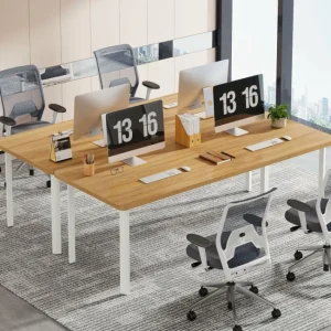 Tribesigns 78" Computer Desk, Wood Office Desk Writing Table* Desks