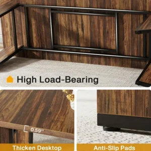 Tribesigns 78.8" Computer Executive Desk, Large Home Office Desk for 2 Person* Desks