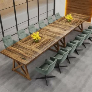 Tribesigns 71" Conference Table, 6FT Meeting Table Boardroom Table for 6 - 8 People* Desks