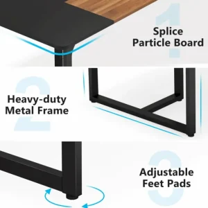 Tribesigns Conference Table, 6FT Rectangle Meeting Table for 8 People* Desks
