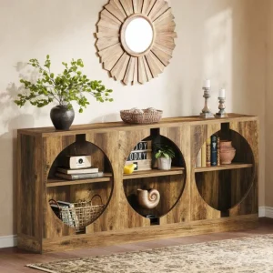 Tribesigns 68" Console Table, 3 - Tier Farmhouse Entryway Table with Storage* Console Tables | Console Tables