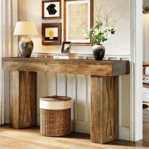 Tribesigns 63" Console Table, Farmhouse Sofa Table Hallway Table* Console Tables | Console Tables