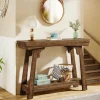 Tribesigns 41" Console Table, Farmhouse 2 - Tier Sofa Table Entryway Table with Storage Shelf* Console Tables | Console Tables