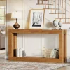 Tribesigns 63" Console Table, Farmhouse Entryway Table Sofa Table with Storage* Console Tables | Console Tables