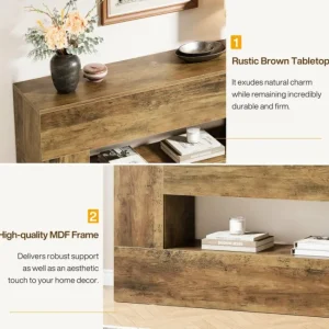 Tribesigns 63" Console Table, Farmhouse Sofa Table Long Entrance Foyer Table* Console Tables | Console Tables