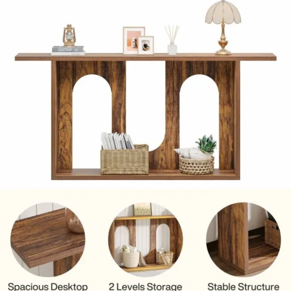 Tribesigns 70.9" Console Table, Farmhouse Long Entryway Sofa Table with Storage* Console Tables | Console Tables