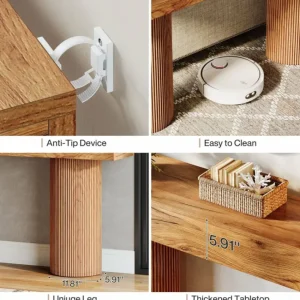 Tribesigns 63" Console Table, Farmhouse Sofa Table Entryway Table* Console Tables | Console Tables
