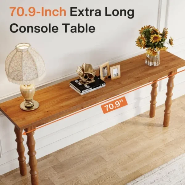 Tribesigns 70.9" Console Table, Wood Sofa Table Behind Couch* Console Tables | Console Tables