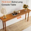 Tribesigns 70.9" Console Table, Wood Sofa Table Behind Couch* Console Tables | Console Tables