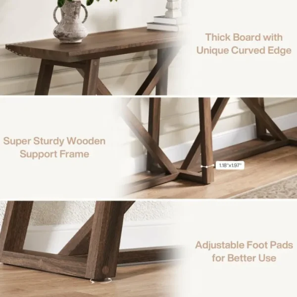 Tribesigns 70.9" Console Table, Wooden Sofa Table Entryway Entry Table* Console Tables | Console Tables