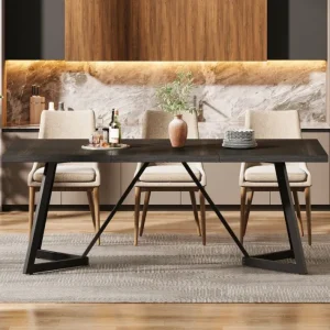 Tribesigns 70.8" Dining Table, Modern Rectangular Kitchen Table for 6 - 8* Dining Tables