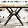 Tribesigns Executive Desk, 63" Computer Office Desk with X-Shape Frame* Desks