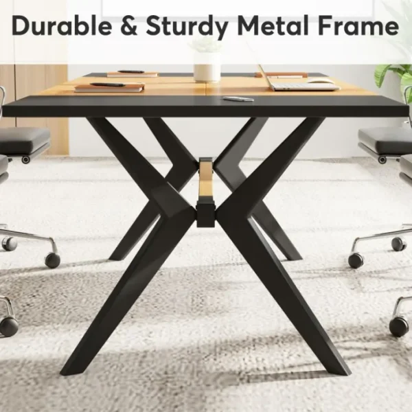 Tribesigns Executive Desk, 63" Computer Office Desk with X-Shape Frame* Desks