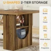 Tribesigns 70.8" Executive Desk, Home Office Desk Computer Desk with Storage Shelves* Desks