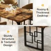 Tribesigns 63" Executive Desk, Industrial Study Computer Desk with Metal Legs* Desks