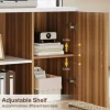 Tribesigns 85.8" Executive Desk, L - Shaped Office Desk Computer Desk with File Drawers* Desks