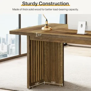 Tribesigns 63" Executive Desk, Modern Computer Desk Study Writing Table* Desks