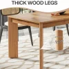 Tribesigns 63-inch Dining Table, Wooden Farmhouse Kitchen Table for 4-6* Dining Tables