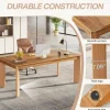 Tribesigns 63-inch Executive Desk, Wood Computer Desk Conference Table* Desks