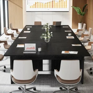 Tribesigns 63" Modern Conference Table, Wood Meeting Room Table* Desks