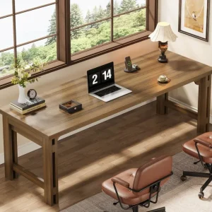 Tribesigns 79" Two - person Desk, Extra Long Office Computer Desk Workstations* Desks