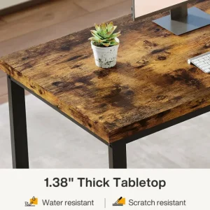 Tribesigns 78.7" Two Person Desk, Double Computer Desk Study Writing Table* Desks