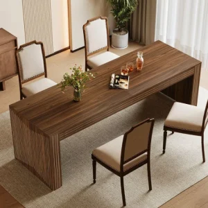 Tribesigns 78.7" Wood Dining Table, Farmhouse Kitchen Dinner Table for 6 - 8* Dining Tables