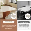 Tribesigns 78.7" Wood Dining Table, Luxury Stone Kitchen Table for 8* Dining Tables